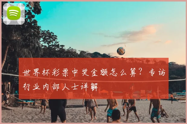 世界杯彩票中奖金额怎么算？专访行业内部人士详解